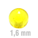 6 mm Clip-In UV-GELB