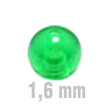 6 mm UV-HELLGRN
